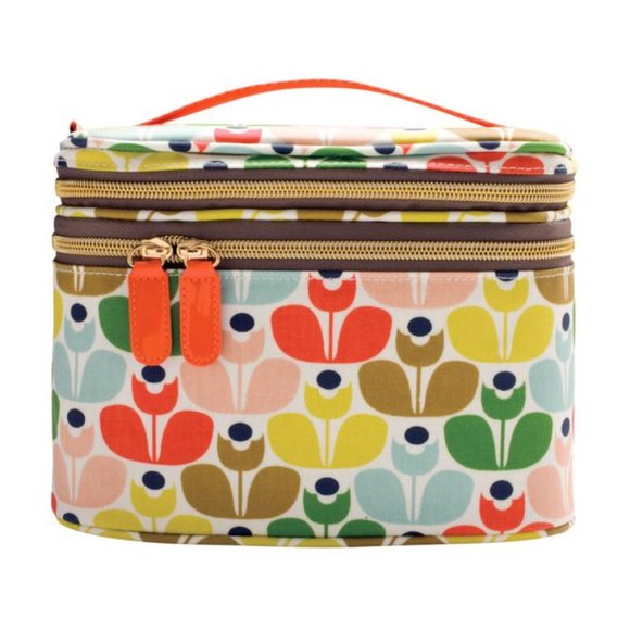 Orla Kiely Bags Orla Kiely Sweat Pea Double Zip Cosmetic Travel